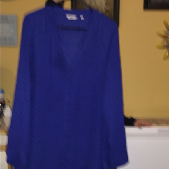 Reitman’s Gorgeous Blue Button Down Shirt Dress - Picture 10 of 10
